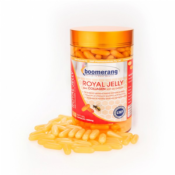 Sữa ong chúa Royal Collagen Boomerang - Dược Mỹ Phẩm Sebamed - Rebirth - Lanopearl  - Công Ty TNHH TM & XNK Kỳ Phong